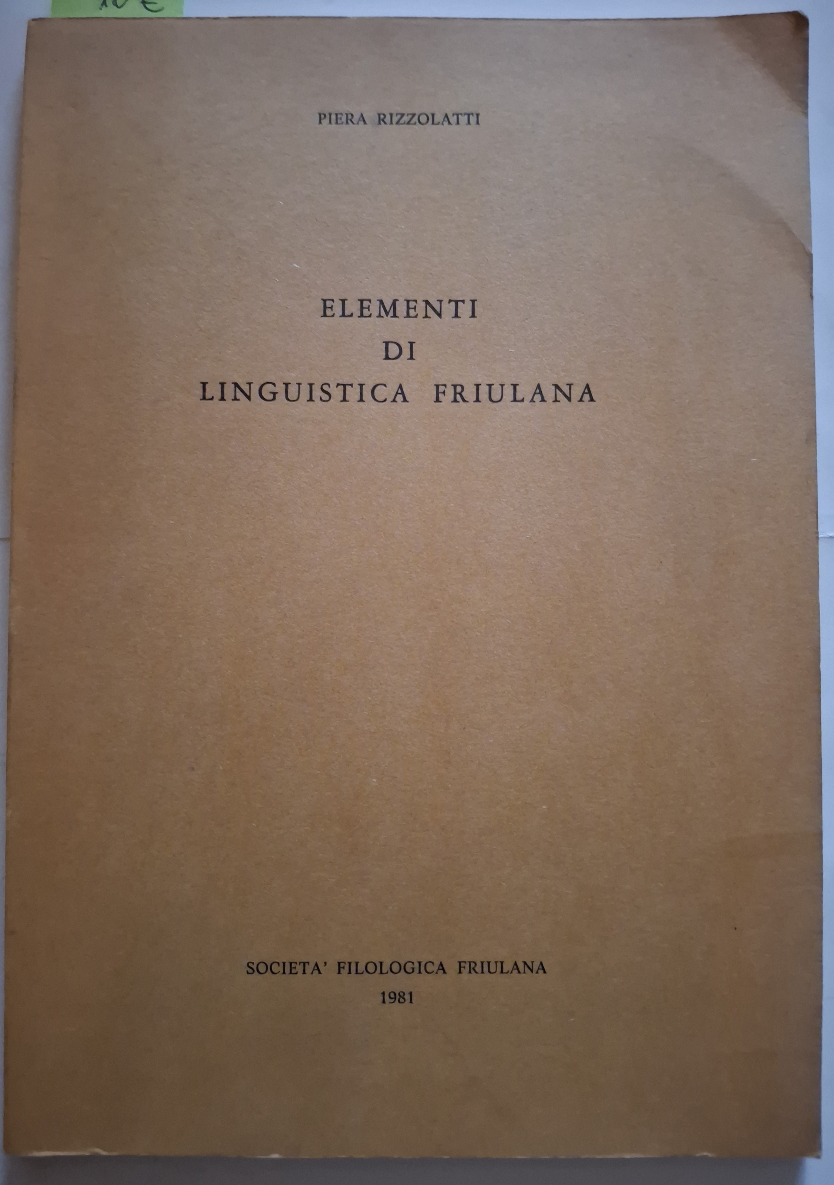 Elementi di linguistica friulana