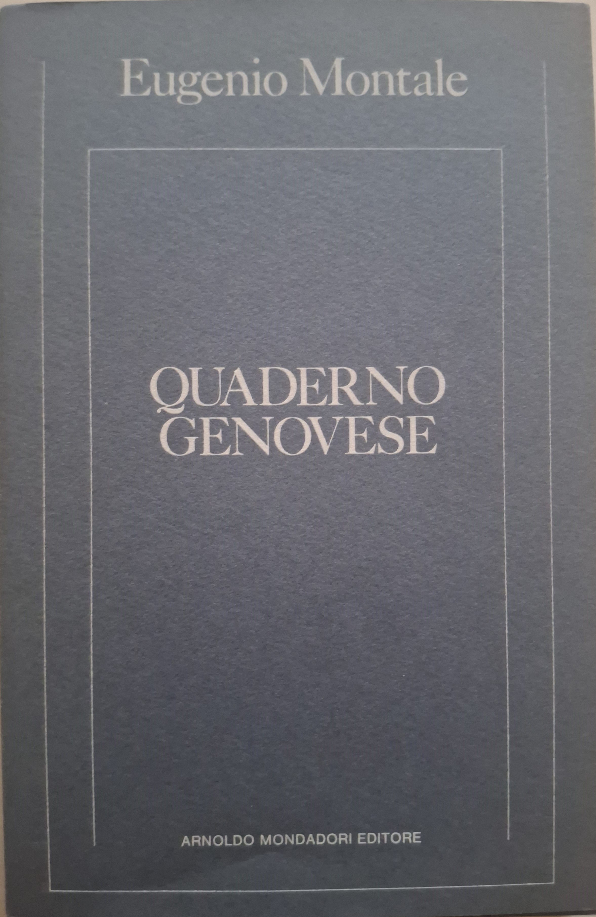 Quaderno genovese
