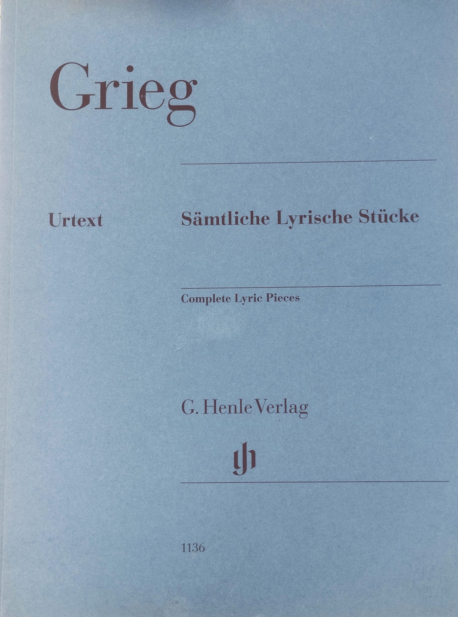 Samtliche Lyrische Stucke – Complete Lyric Pieces - Tutte le …