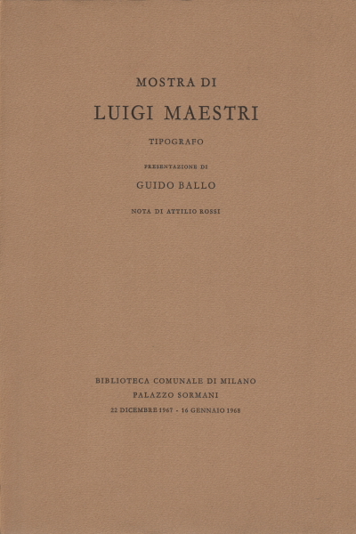 Mostra di Luigi Maestri