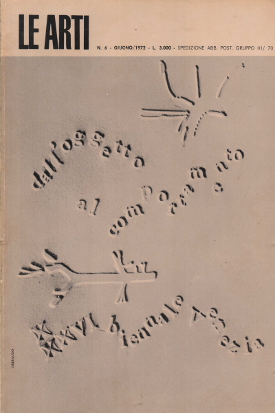 Le Arti. N. 6 - Giugno/1972