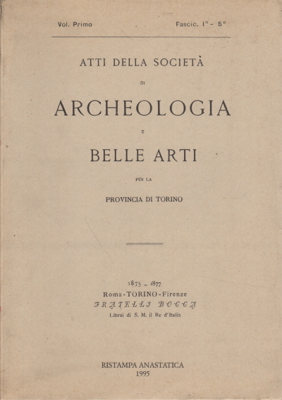 Atti della società di Archeologia e Belle Arti per la …