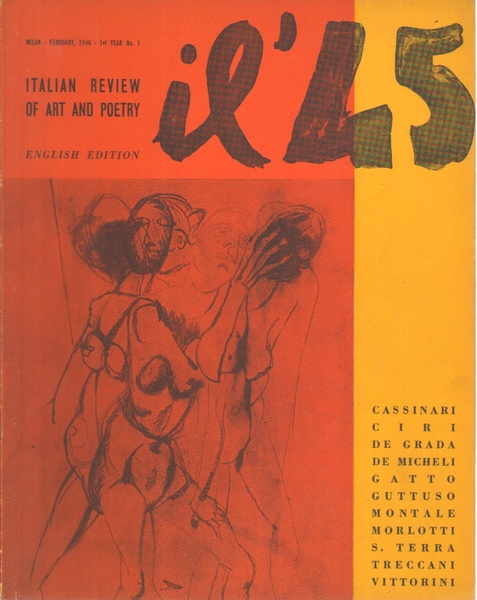 Il '45 Italian review of Art and Poetry (Milan-February, 1946-1st …
