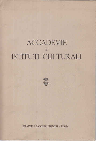 Accademie e Istituti culturali