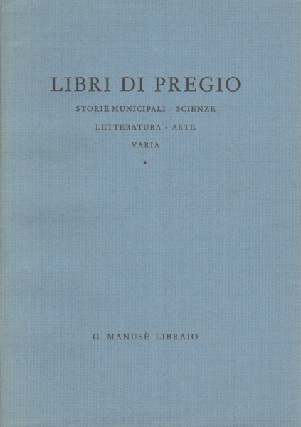 Libri di pregio