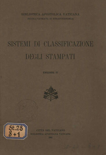 Sistemi di classificazione degli stampati