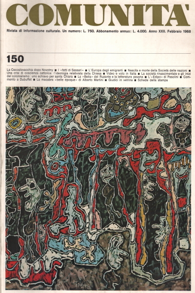 Comunità. Rivista mensile del Movimento Comunità. Anno XXII n. 150 …