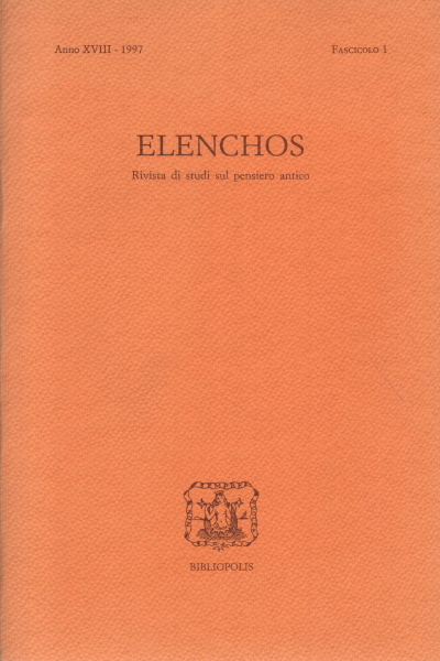 Elenchos, Anno XVIII - 1997, Fascicolo 1