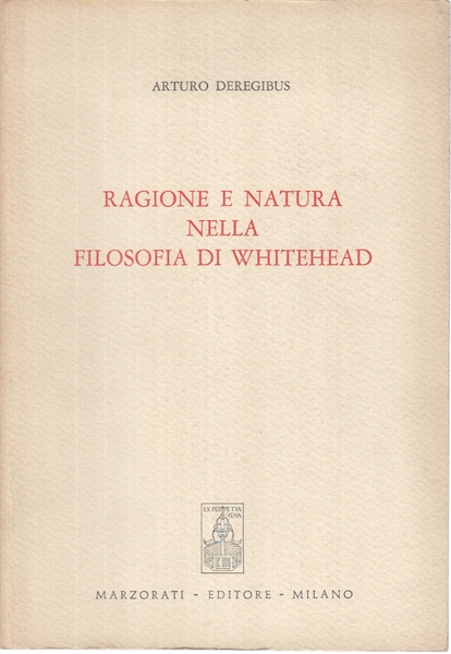 Ragione e natura nella filosofia di Whithead