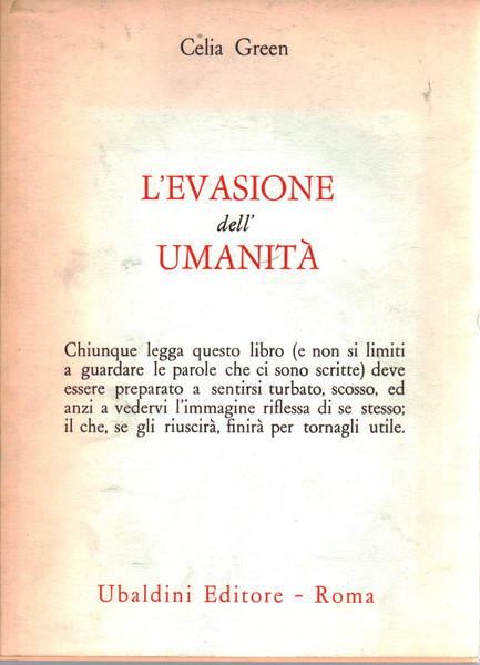 L'evasione dell'umanità
