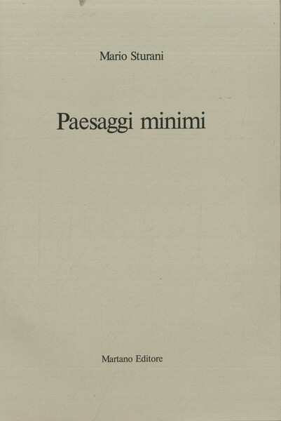Paesaggi minimi