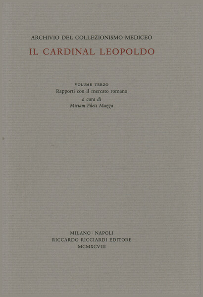 Il Cardinal Leopoldo. Volume terzo