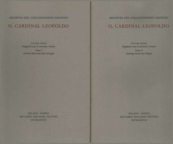 Il Cardinal Leopoldo. Volume primo (2 Volumi)