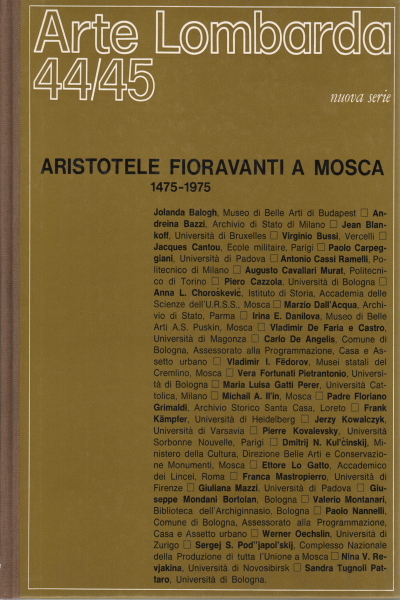 Arte Lombarda 44/45, nuova serie, 1976