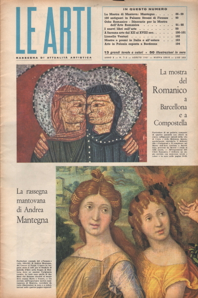 Le Arti. N. 7/8 - Agosto 1961