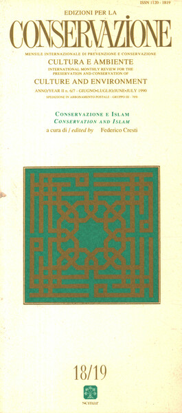 Edizioni per la conservazione (anno II-n.6/7 giugno/luglio) Conservazione e Islam