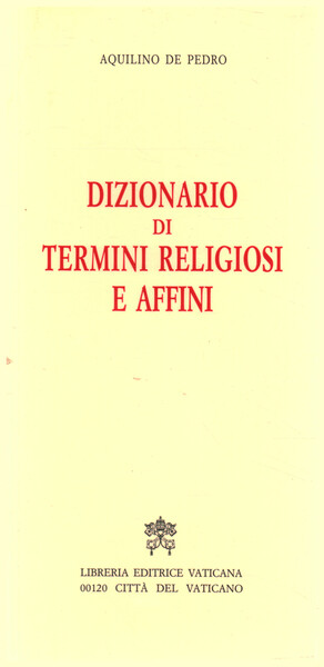 Dizionario di termini religiosi e affini