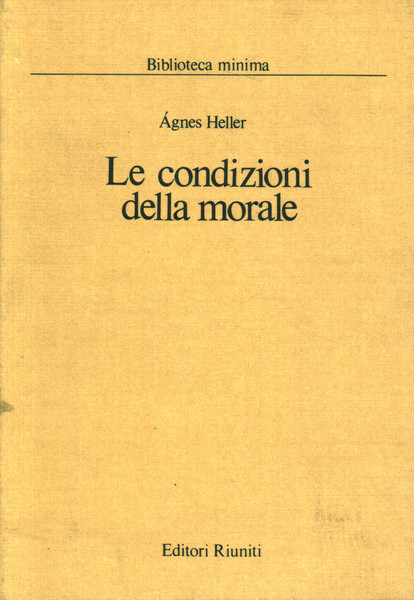 Le condizioni della morale