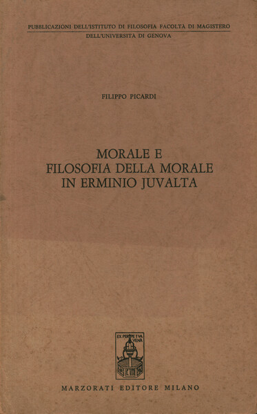 Morale e filosofia della morale in Erminio Juvalta