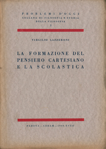 La formazione del pensiero cartesiano e la scolastica