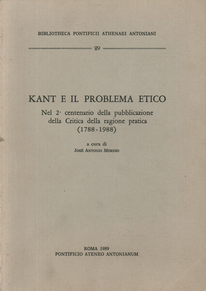 Kant e il problema etico