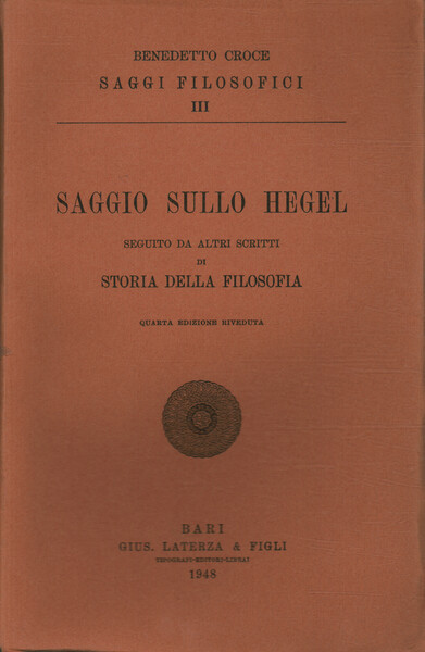 Saggio sullo Hegel