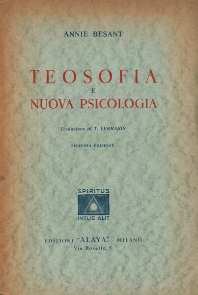 Teosofia e nuova psicologia