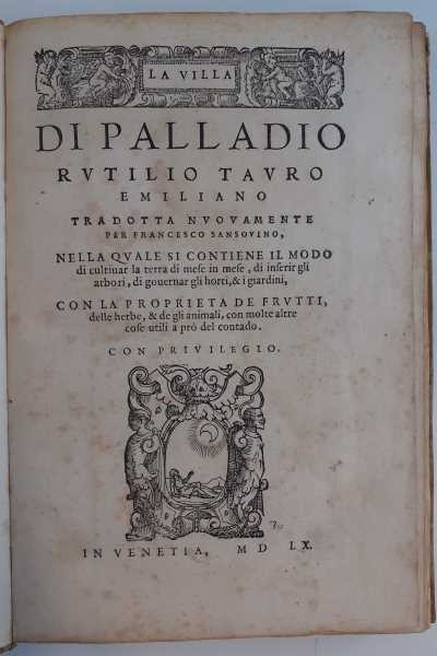 La Villa di Palladio Rutilio Tauro Emiliano tradotta nuovamente per …
