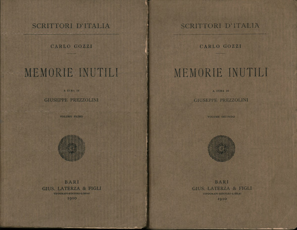 Memorie inutili (2 volumi)