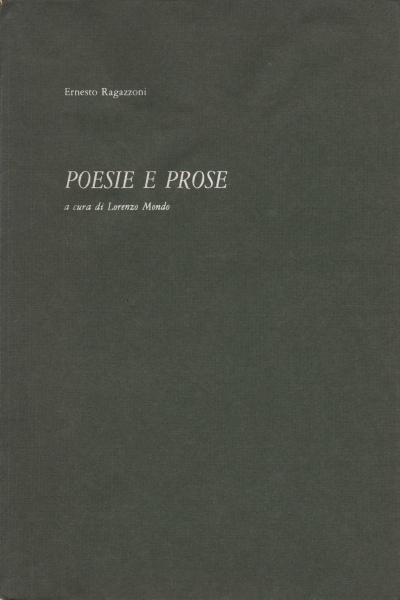 Poesie e prose