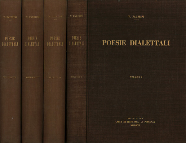 Poesie dialettali (4 Volumi)