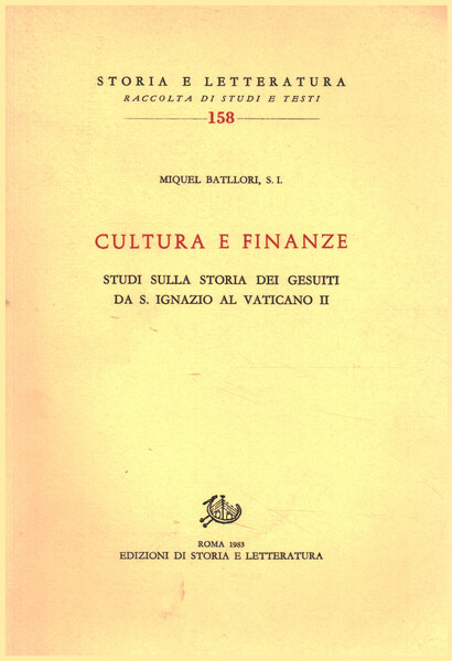 Cultura e finanze