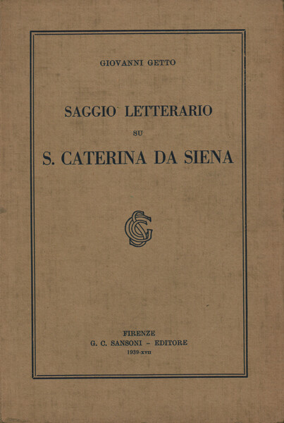 Saggio letterario su S. Caterina da Siena