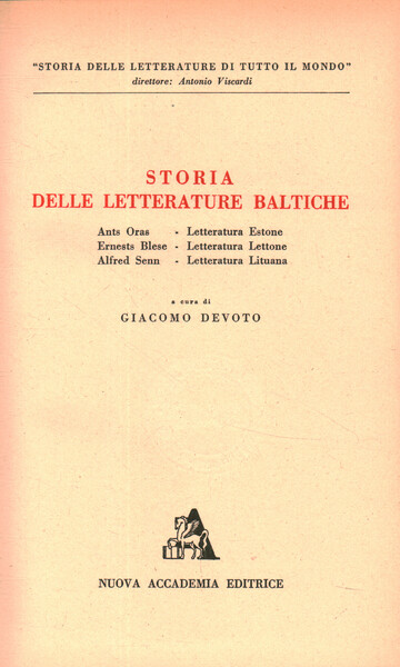 Storia delle letterature baltiche
