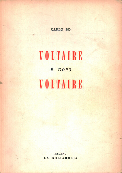 Voltaire e dopo Voltaire