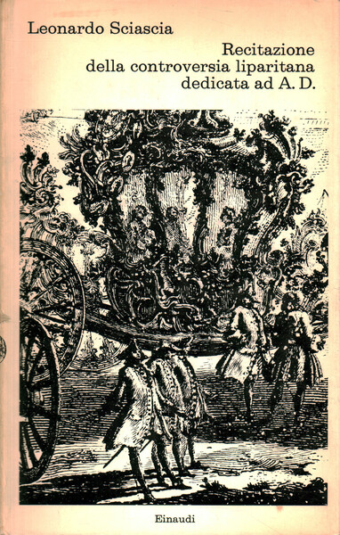 Recitazione della controversia liparitana dedicata ad A.D.