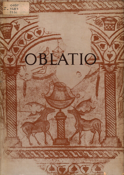 Oblatio. Raccolta di studi di antichità ed arte in onore …