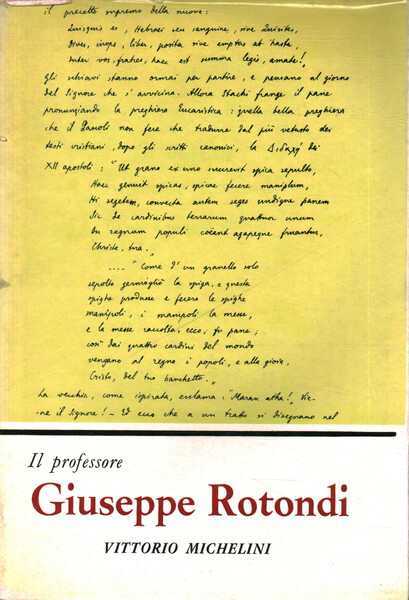 Il professore Giuseppe Rotondi