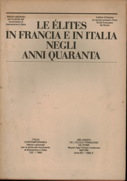 Le élites in Francia e in Italia negli anni Quaranta