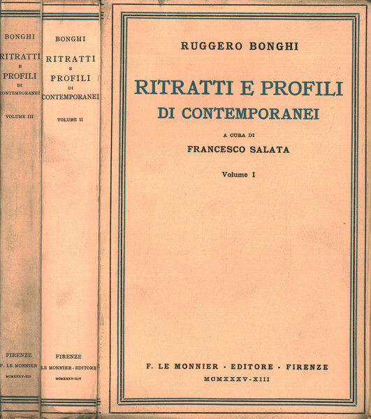 Ritratti e profili di contemporanei (3 Volumi)