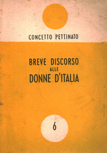 Breve discorso alle donne d'Italia