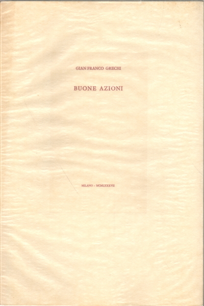 Buone azioni