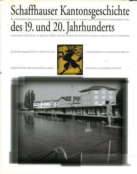 Schaffhauser Kantonsgeschichte des 19. und 20. Jahrhunderts