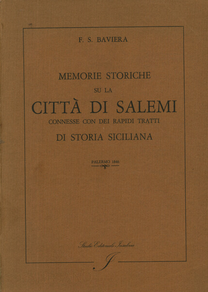 Memorie storiche su la città di Salemi connesse con dei …