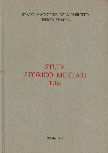 Studi storico militari 1986