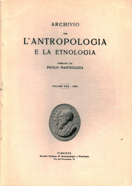 Archivio per l'antropologia e la etnologia (Volume CXX)