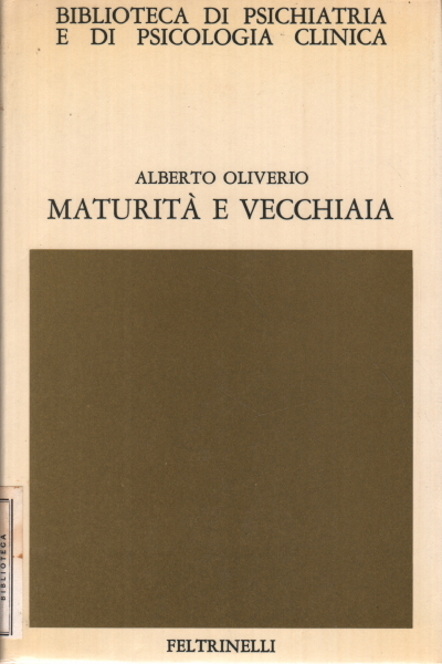 Maturità e vecchiaia