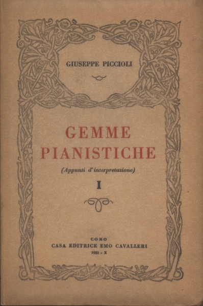 Gemme pianistiche I