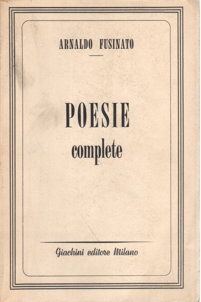 Poesie complete