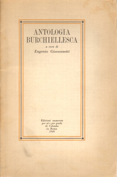 Antologia burchiellesca